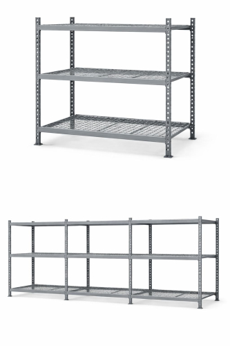 (3) SECTIONS OF 72" X 48" LIGHT DUTY RACK.