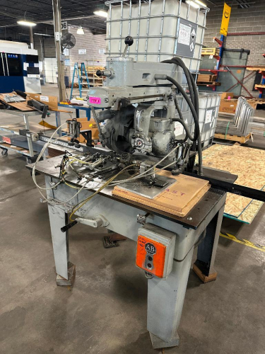 ROCKWELL 40-C-L 5 HP RADIAL ARM SAW.