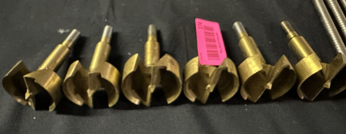 (6) FORSTNER BITS ( NEW )
