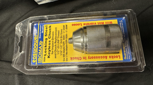 (6) EZ POWER LOCKING CHUCKS. ( NEW )