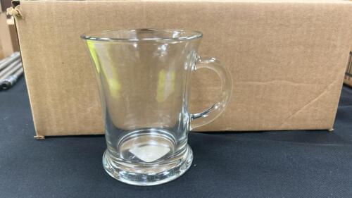 (6) 14 OZ GLASS MOCHA MUG