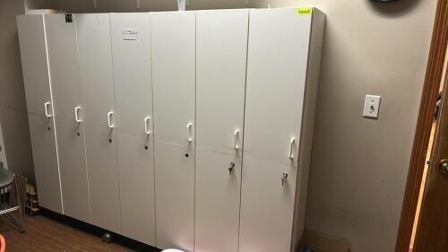 (2) CABINET LOCKERS WITH KEY