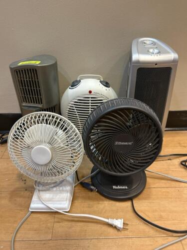 1 LOT OF FANS AND HEATERS