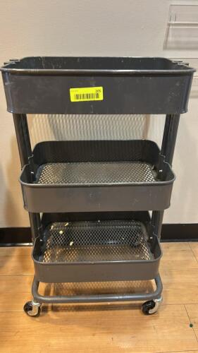3 TIER GREY CART