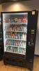 LARGE, LIGHT-UP REFRIGERATED COMMERCIAL VENDING MACHINE