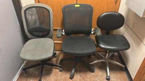 (3) OFFICE CHAIRS