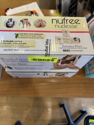 (2) BOXES OF NUFREE NON WAX HAIR REMOVER.