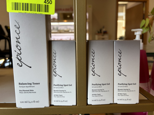 (4) ASSORTED EPIONCE BEAUTY PRODUCTS.
