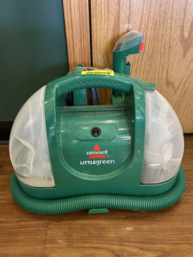 BISSELL LITTLE GREEN STEAM CLEANER.