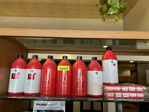 (9) ASSORTED BOTTLES / BOXES OF OLIGO LIGHTENER AND COLOR
