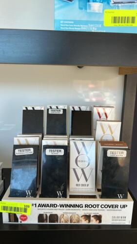 COLOR WOW ROOT COVER UP DISPLAY WITH PRODUCT