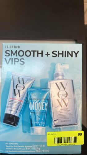 (3) NEW COLOR WOW SMOOTH AND SHINY VIPS KITS