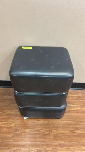 (3) CHILDREN'S BOOSTER SEATS FOR STYLIST CHAIR