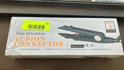 TWISTED FRINGEHAIR EXTENSION FUSION CONNECTOR