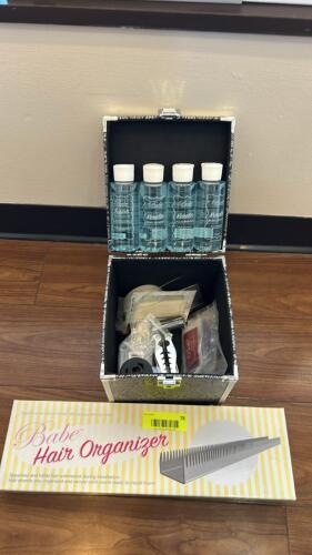 ASSORTMENT OF HAIR EXTENSION TOOLS AND PRODUCTS