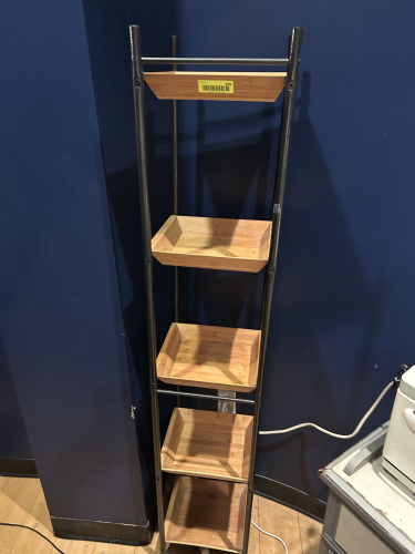 5 TRAY METAL SHELVING UNIT