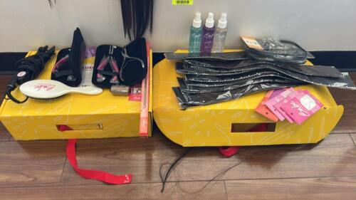 OPENED BABE HAIR EXTENSION STARTER KIT