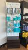 MOROCCAN OIL RETAIL PRODUCT DISPLAY WITH 4 GLASS SHELVES