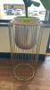 ARTIFICIAL PLANT IN GOLD TONE PLANTER - 2