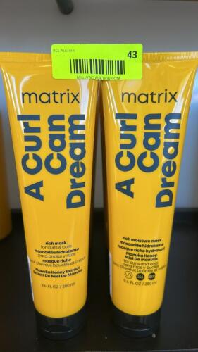 (10) NEW MATRIX A CURL CAN DREAM MOISTURE MASKS