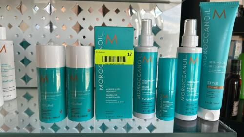 (7) NEW BOTTLES OF MORROCCANOIL VOLUMIZING AND TREATMENT PRODUCTS
