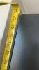 2 SECTIONS OF LIGHTED RETAIL SHELVING WITH 4 SHELVES AND BOTTOM COVERED STORAGE - 5