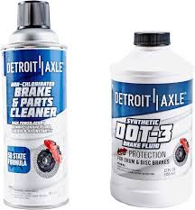 (1)BRAKE CLEANER, AND DOT 3 BRAKE FLUID