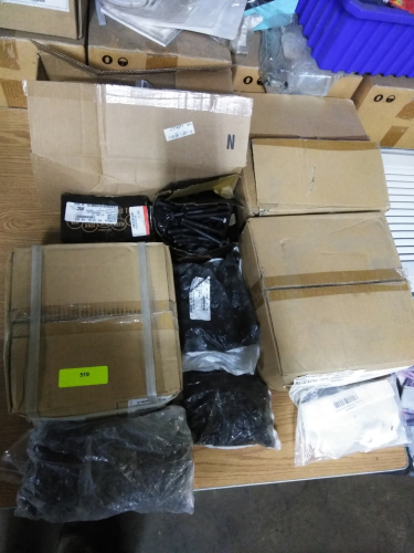 (1) TABLE OF MISC NUTS AND BOLTS