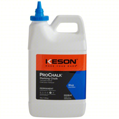 (6) BLUE PERMANENT MARKING CHALK