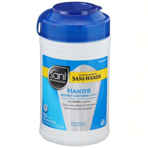 (6) CANISTERS SANITIZER WIPES