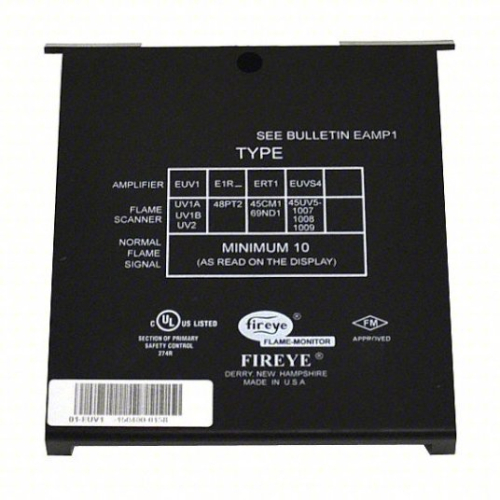 (1) ULTRAVIOLET FLAME AMPLIFIER MODULE