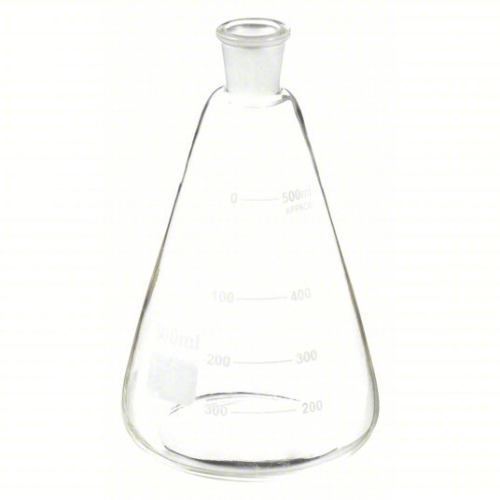 (1) BOX OF (6) CONICAL FLASK WITH GROUND MOUTH