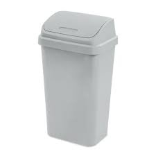 (1) SWING TOP TRASH CAN