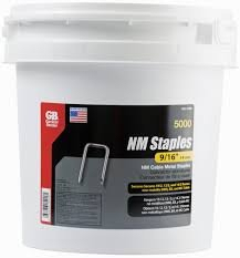 (2) BUCKETS OF (5000) NM CABLE STAPLES