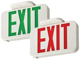 (1) LED EXIT SIGN