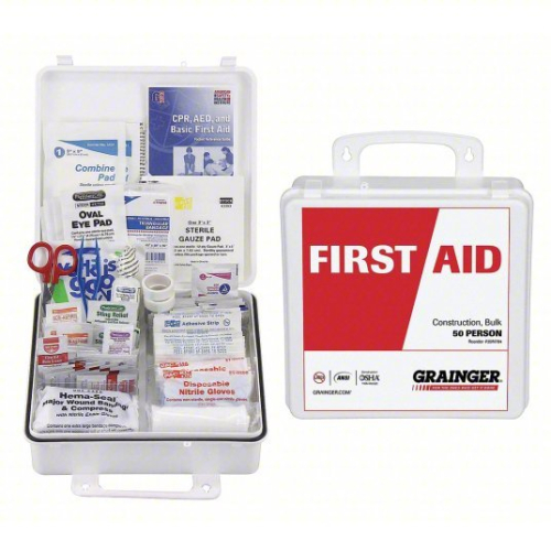 (2) FIRST AID KIT AND HOUSING