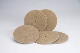 (1) PACKS OF (100) PLAIN BUFF AND BLEND DISCS