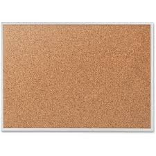 (1) CORK BOARD