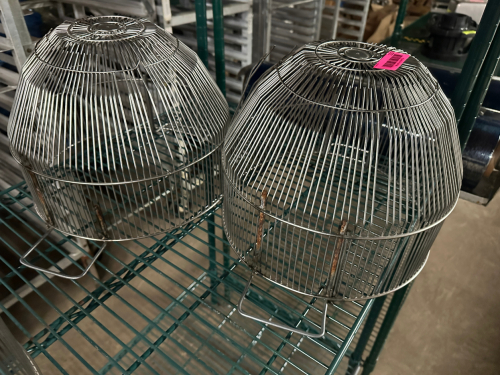 (2) 40 QT MIXER GUARDS.