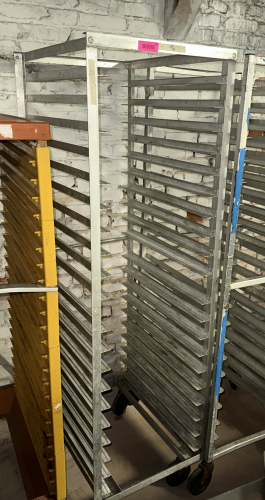 TWELVE PAN TRAY RACK