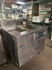 PITCO 40 LB. ELECTRIC DEEP FRYER W/ LEFT SIDE DUMP STATION AND HEAT LAMPS. - 2