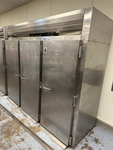 TRAULSEN THREE DOOR ROLL IN RACK REFRIGERATOR