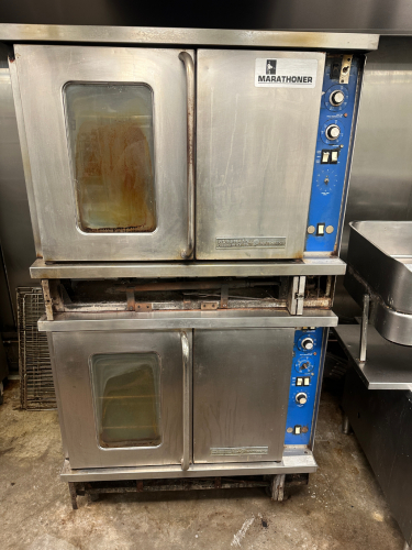 MARATHONER DOUBLE STACK GAS CONVECTION OVEN