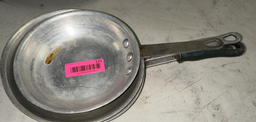 (3) ASSORTED SKILLETS.