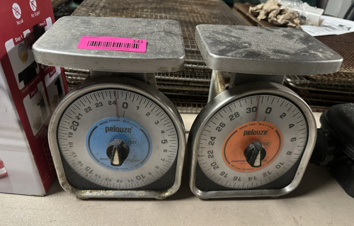 25 LB PORTION SCALE AND 32 OZ PORTION SCALE.
