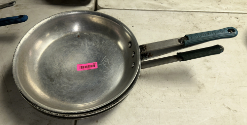 (2) 12" SKILLETS.