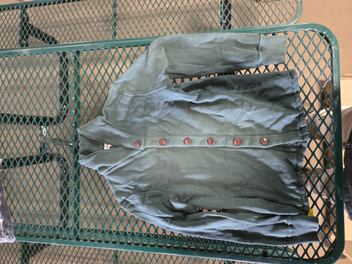 (4) DK. GREEN SHEFFEILD SWEATER