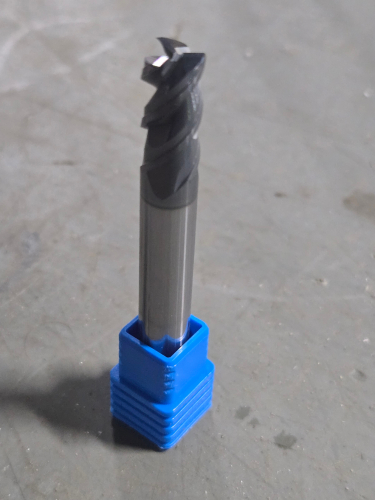 (2) SOLID CARBIDE CORNER RADIUS END MILLS