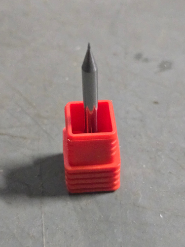 (2) CARBIDE STUB END MILL