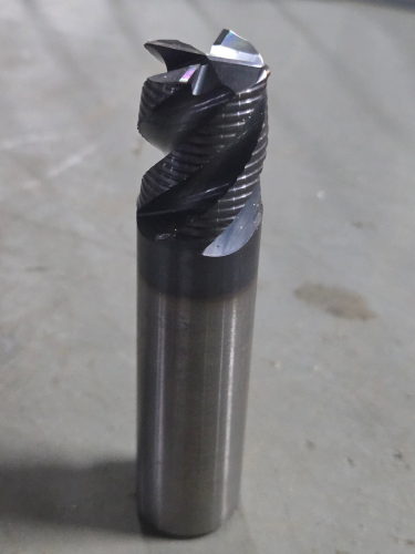 (4) SOLID CARBIDE ROUGHING END MILL